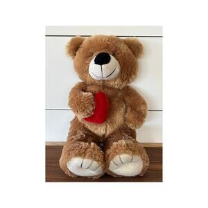 Giant Hunka Love Bear by Vermont Teddy Bear Stuffie Plush Love Heart